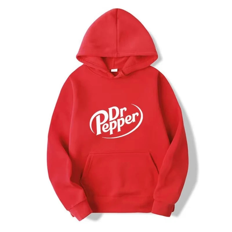 2025 Dr Pepper Printed Hoodie Back View – Sleek Tatting Weave for Effortless Layering