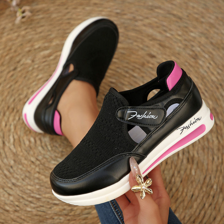 low wedge heel women comfort shoes