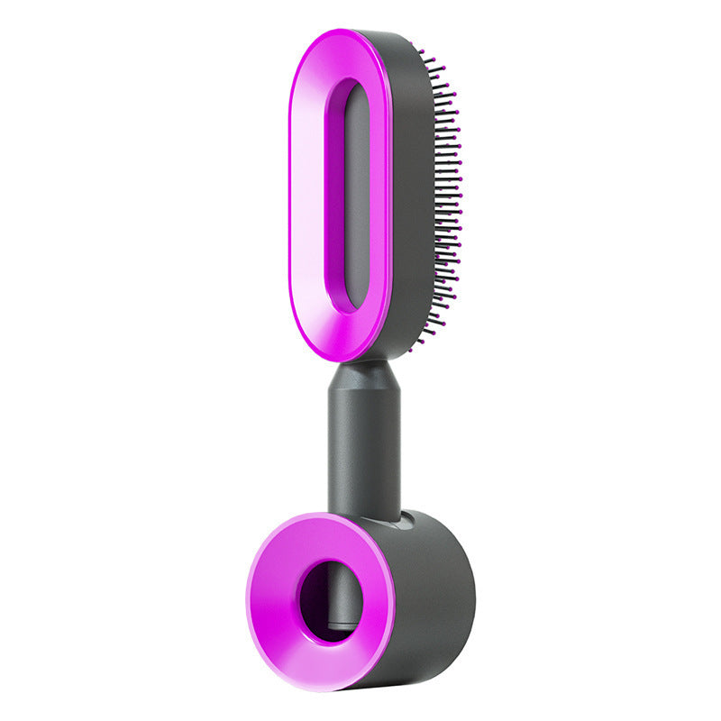 Self Cleaning Hair Brush – Detangle & Shine