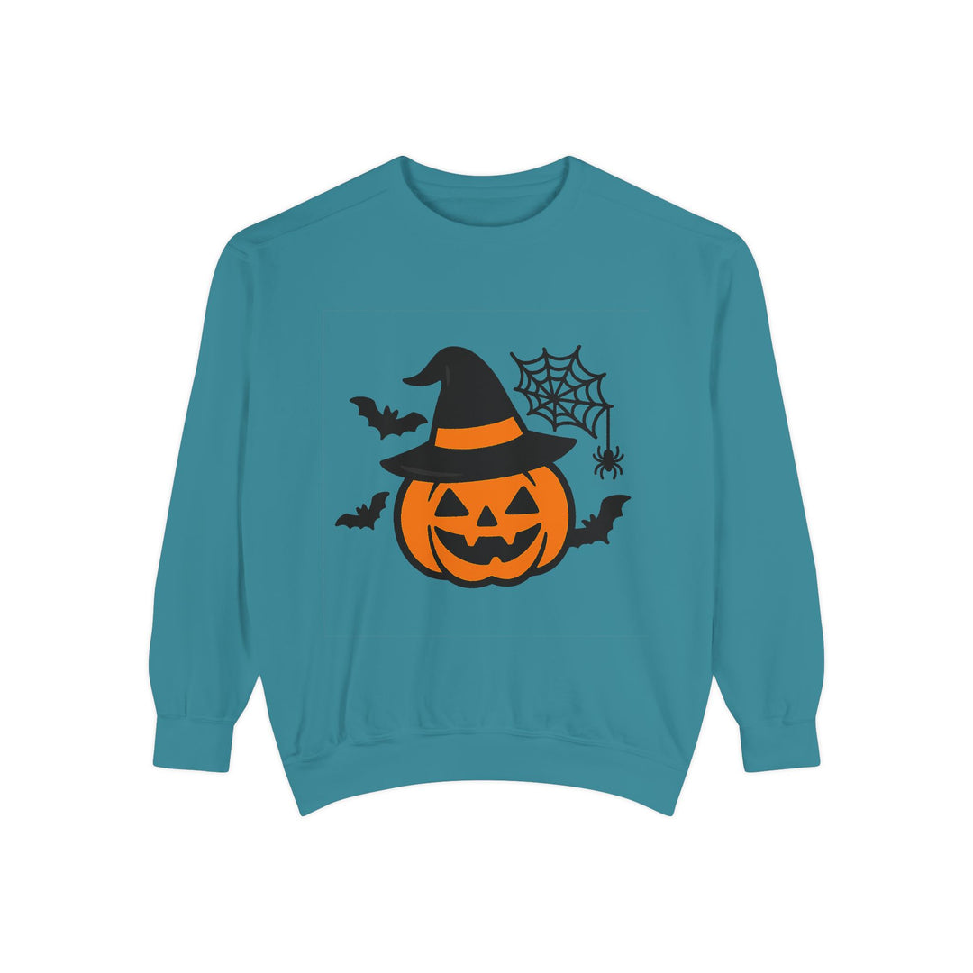 Cozy Halloween Pumpkin Sweatshirt – Unisex Fall Style