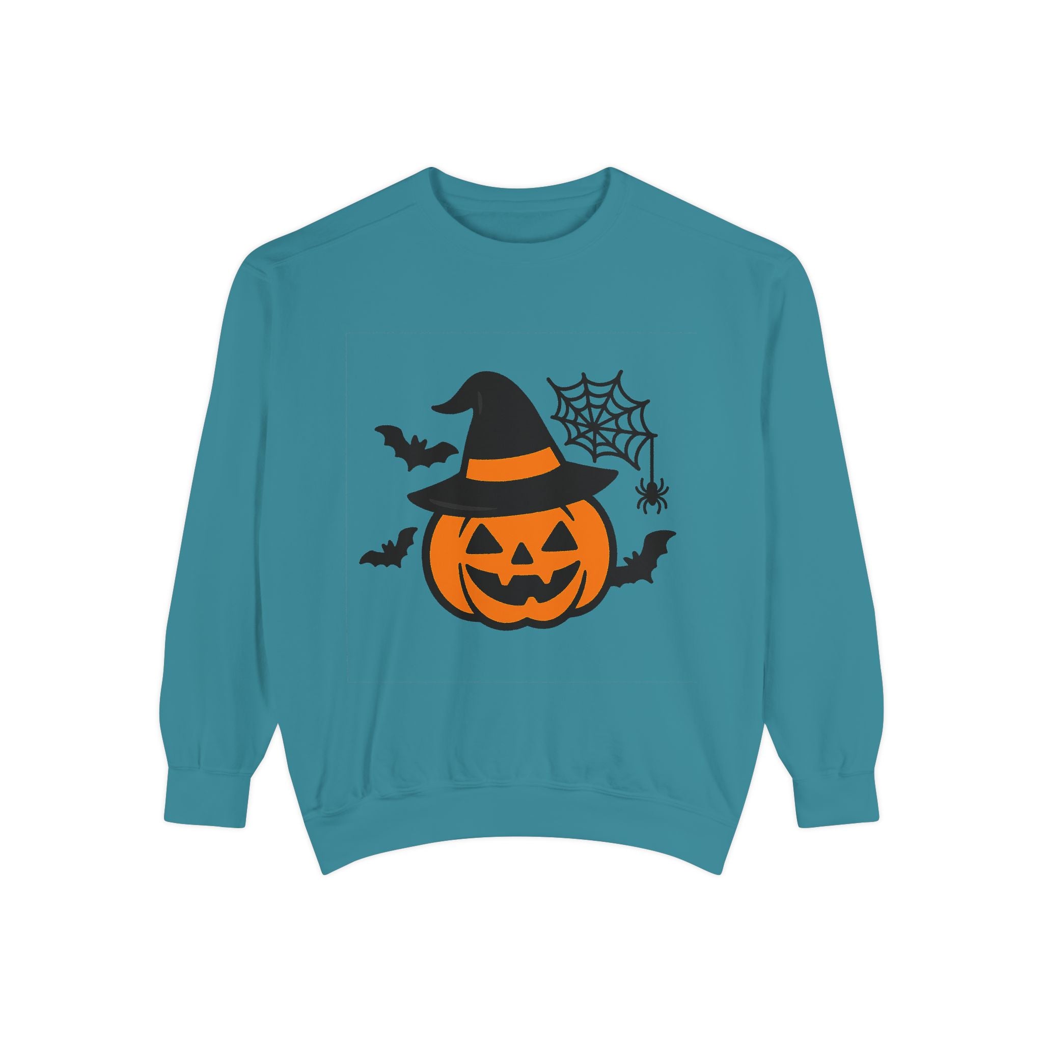Cozy Halloween Pumpkin Sweatshirt – Unisex Fall Style