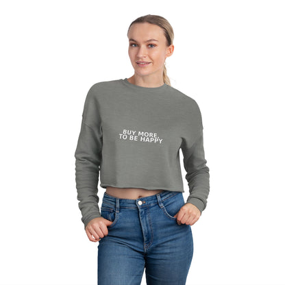 Women's Cropped Sweatshirt - Cozy & Chic Fall Essential