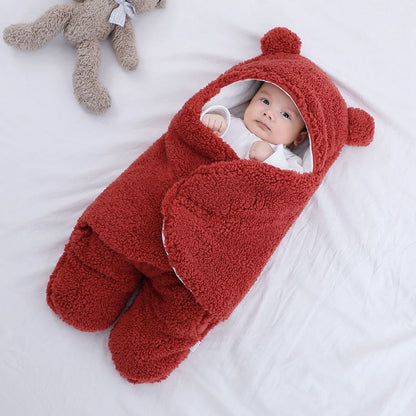 Baby Sleeping Bag Newborn Winter Warm Cotton Swaddle