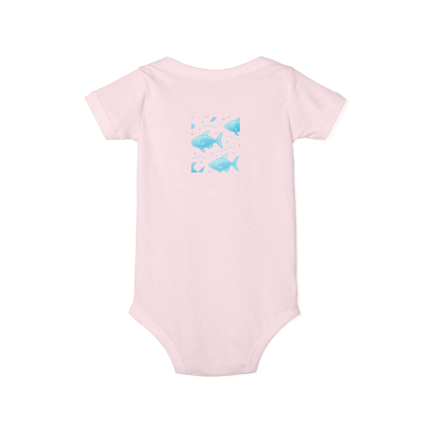 Baby Bodysuit – Ocean Style, Soft Airlume Cotton