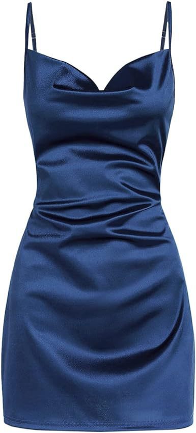 Satin Backless Dress – Slip Into Summer Shine