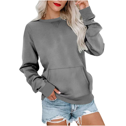 Women's Loose Long Sleeve Sweater – Cozy & Loose Fit