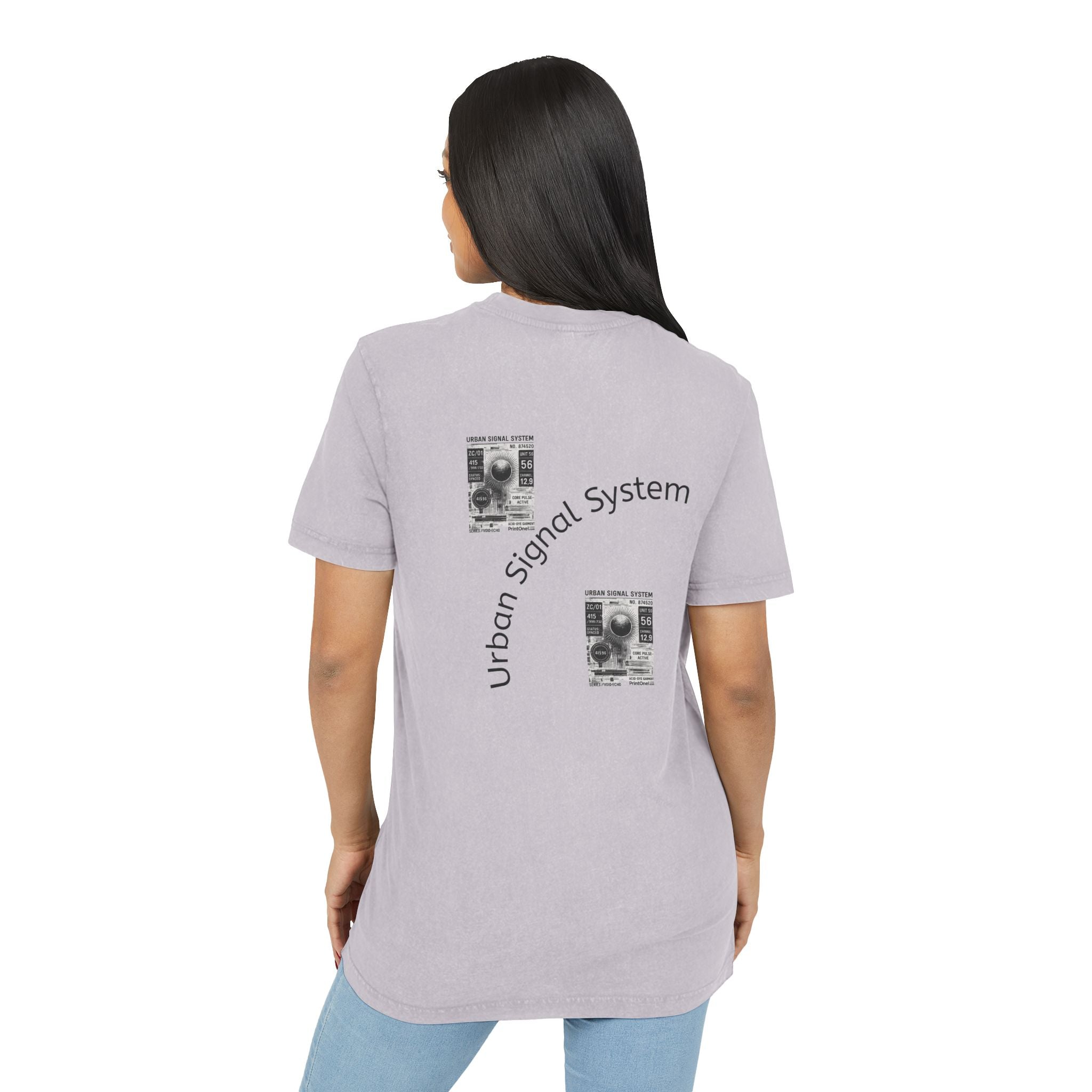 Acid Washed Tee – Retro Graphic Women’s Streetwear