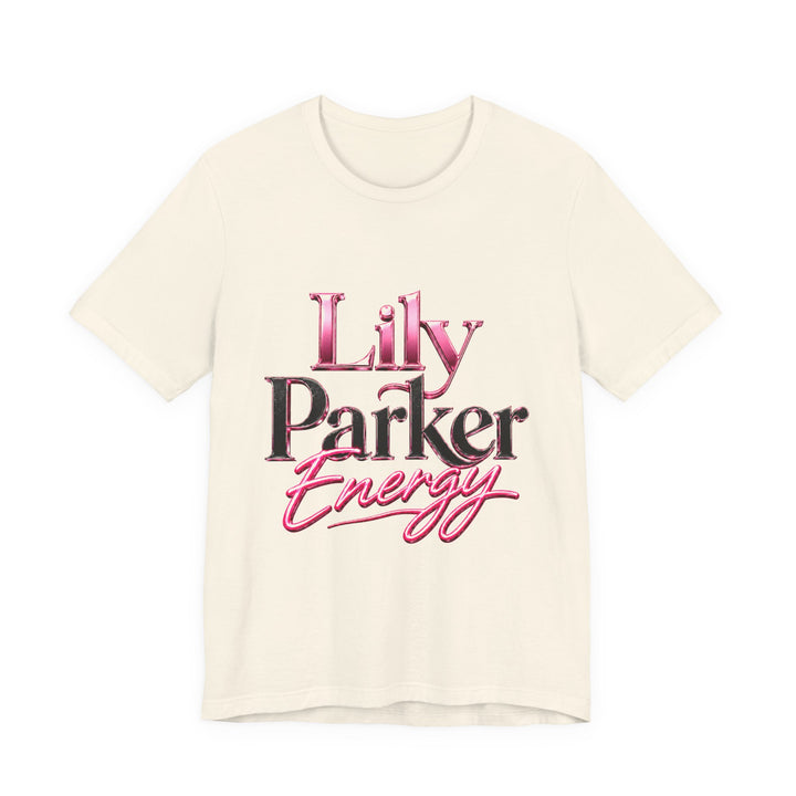 Beige t-shirt with &