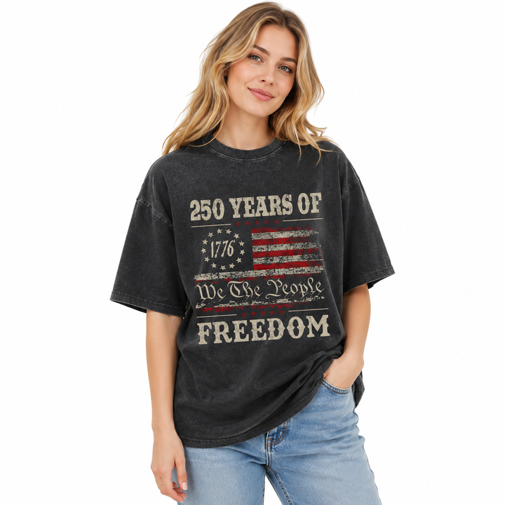 Pattern-printed cotton t shirt for men and women with retro styling, heat-transfer artwork and a comfortable pre-washed feel.