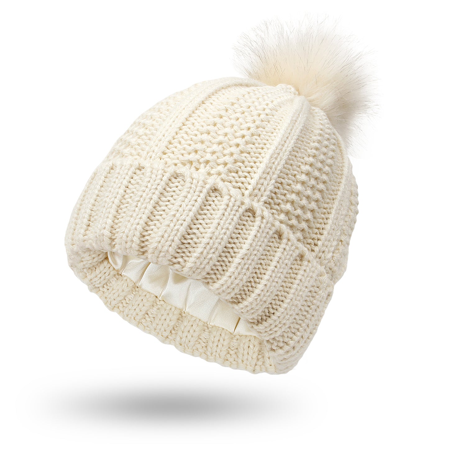 Satin Lined Beanie – Quiet Luxury Hair All Winter Long!