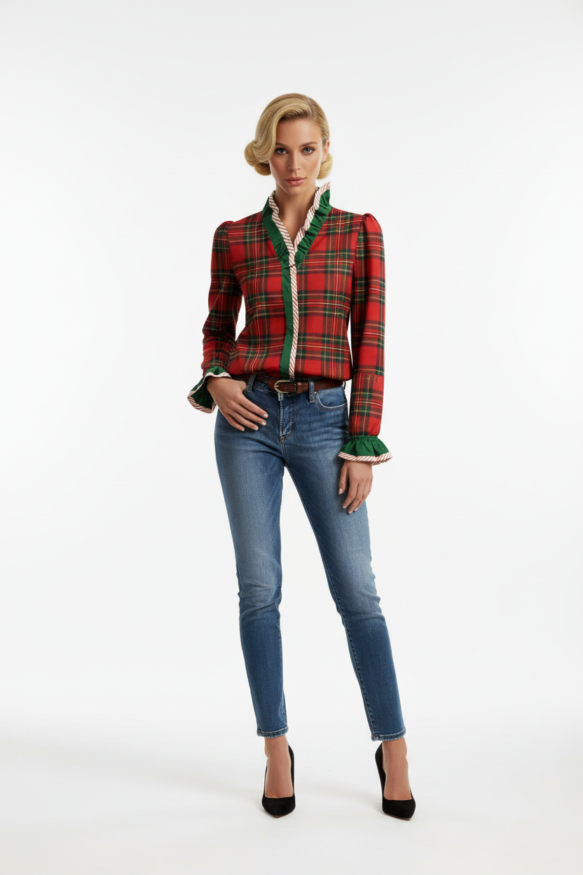 Leopard Lace Long Sleeve Top Stylish Womens Fit Perfect