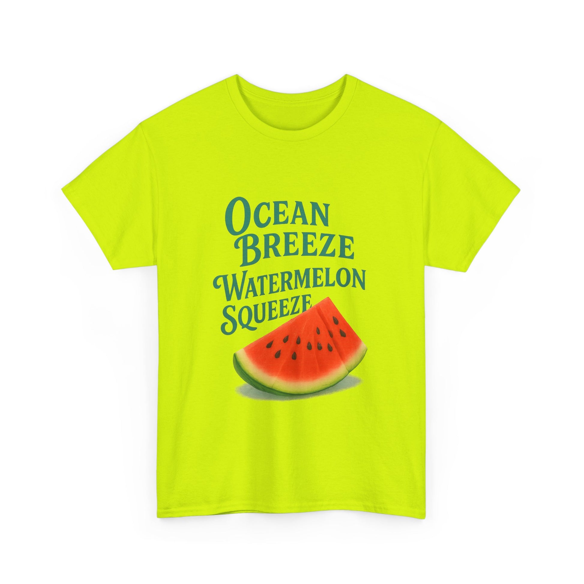 Watermelon Summer Tee – Unisex Cotton Beach Shirt
