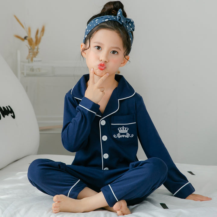 cotton pajamas for children comfortable fit kids bedtime outfit