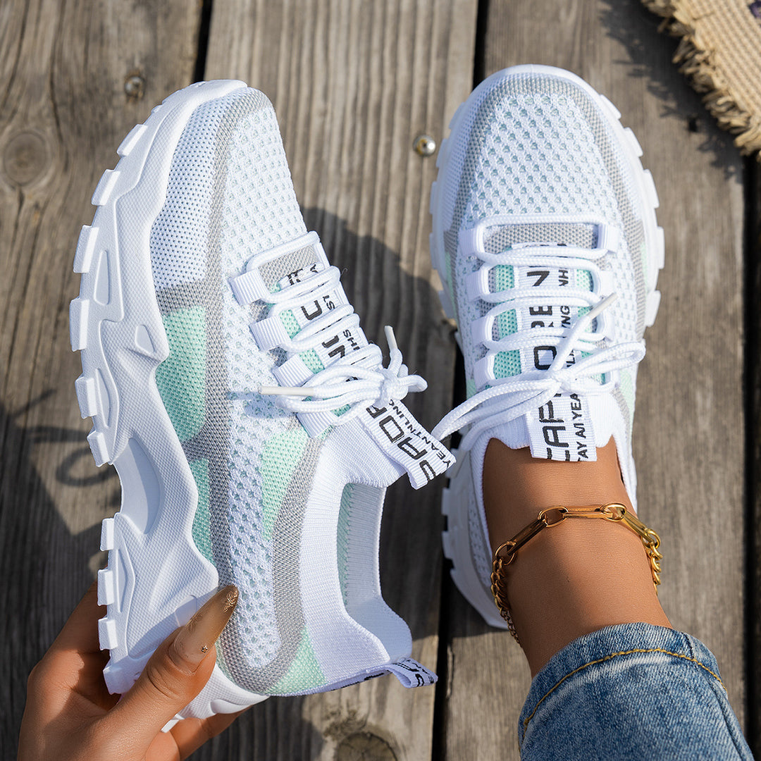 Women’s Flyknit Sneakers Breathable Comfort Daily Wears