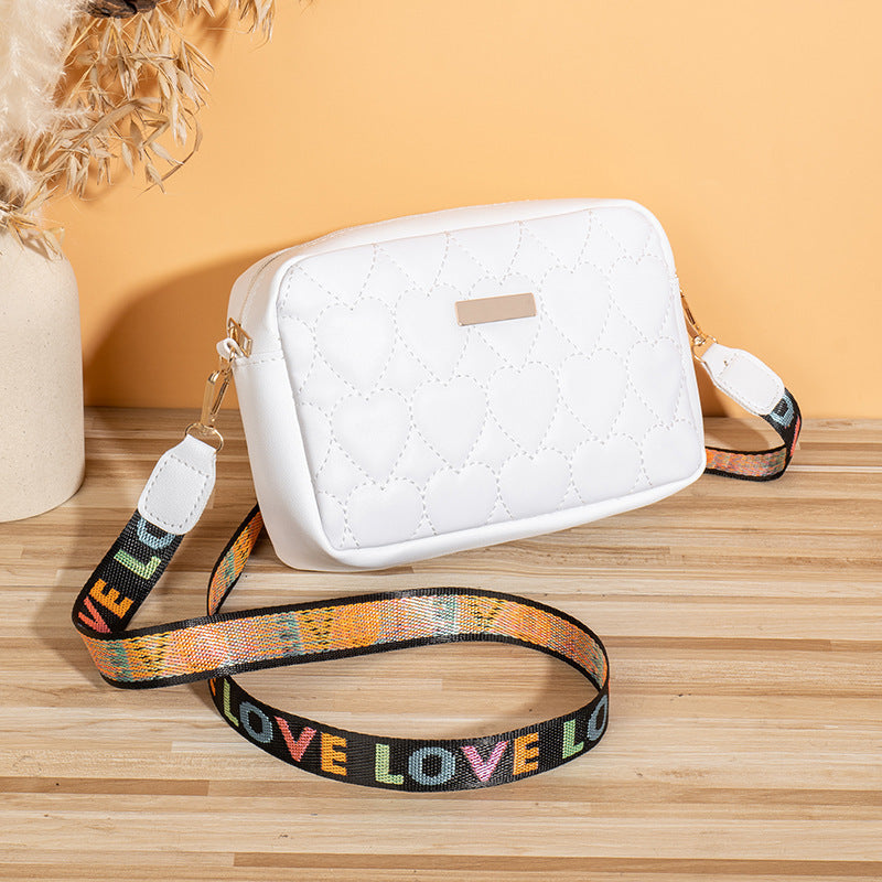Heart Embroidered Woman’s Bag – Casual & All-matching