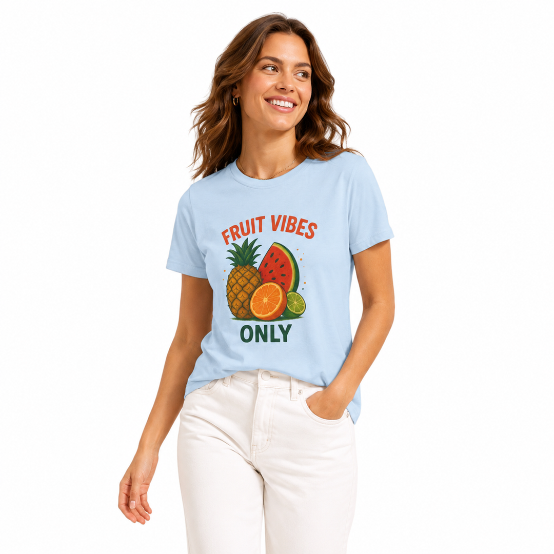 Fruit Graphic Tee - Tropical Cotton Style