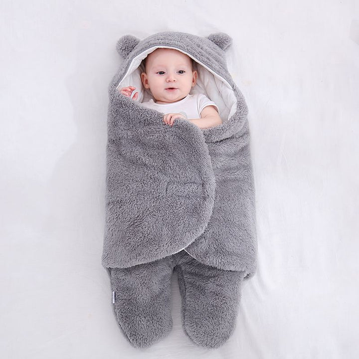 Baby Sleeping Bag Newborn Winter Warm Cotton Swaddle