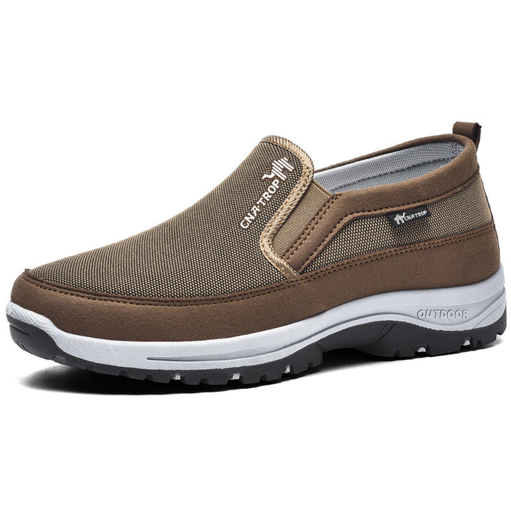 Daily casual sneakers with mesh lining, flat low heel and four color options - PrintOne1 product image 7 for style reference.