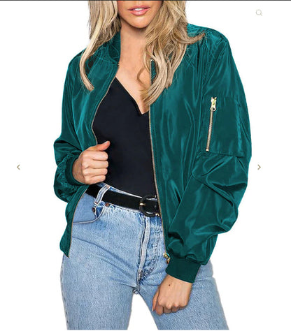 Women’s Bomber Jacket – Vintage Style, Shop Now