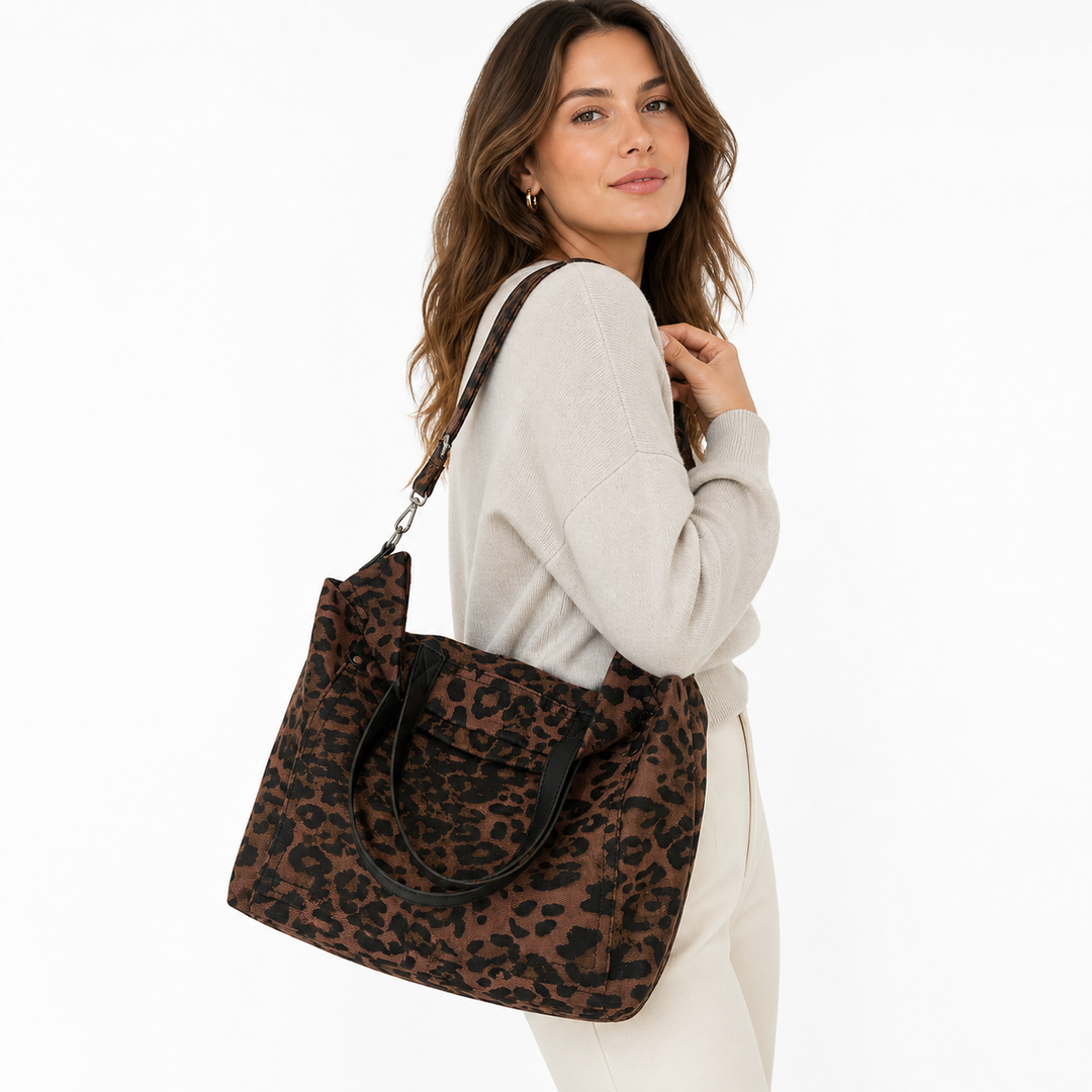 Leopard Tote Bag for Chic Everyday Carry Bag