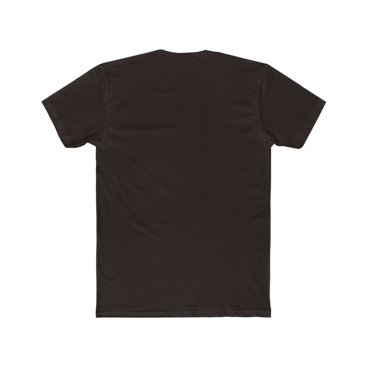 Plain black t-shirt on a white background