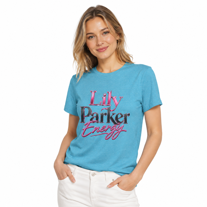 Model inspired t shirt for women styled for social media content