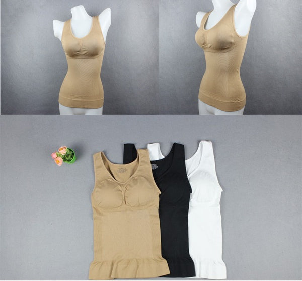 Women Tank Top Shaper Set Seamless Slim Fit Support Pro