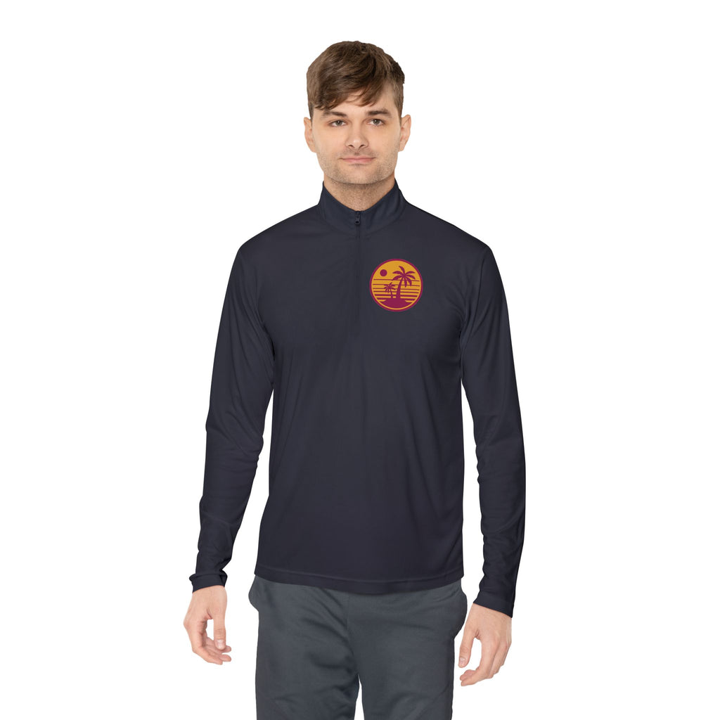 Unisex Quarter-Zip Pullover – Beach-Ready Comfort