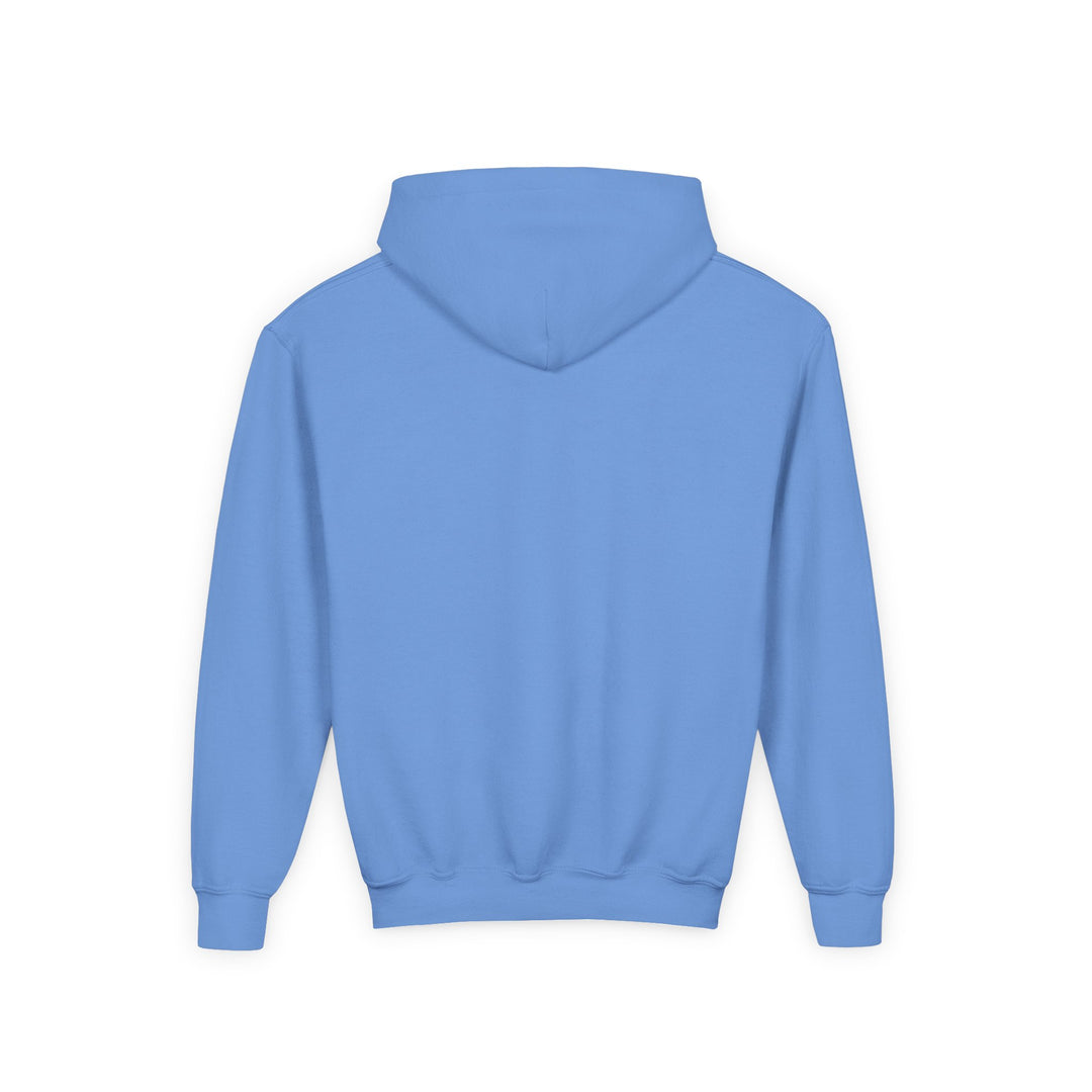 Blue hoodie on a white background