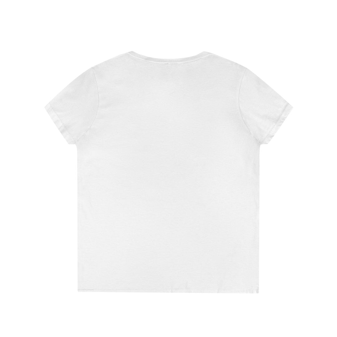 Floral T Shirt Women - Cotton V-Neck Floral Graphic Tee
