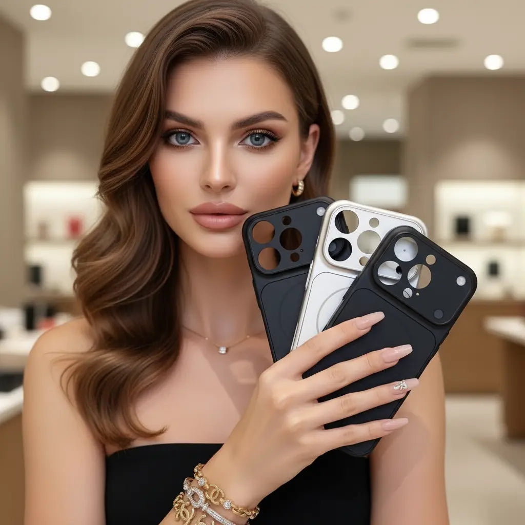 magsafe phone case with frosted glass back magnetic wireless charging support
