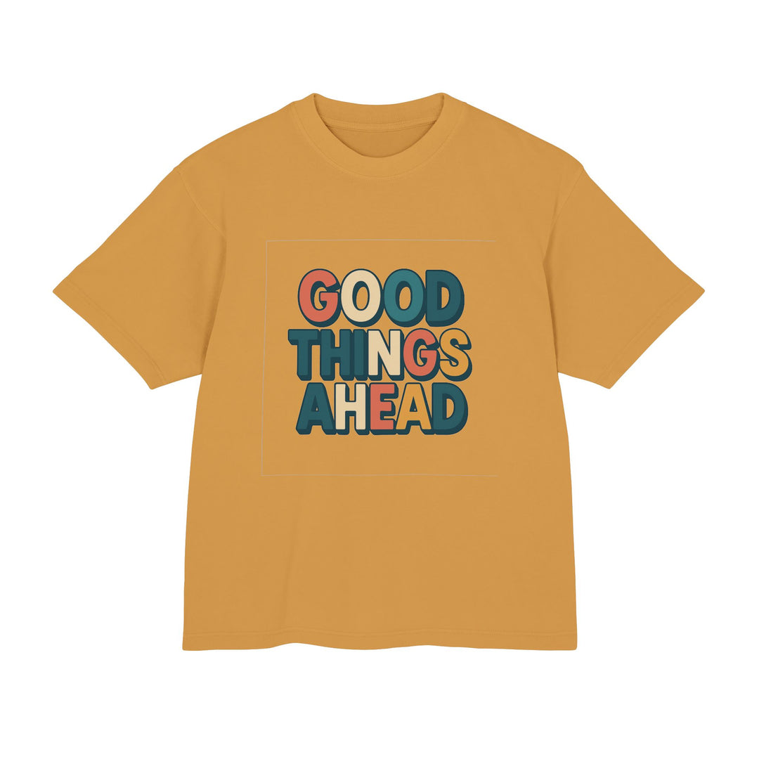Yellow t-shirt with &