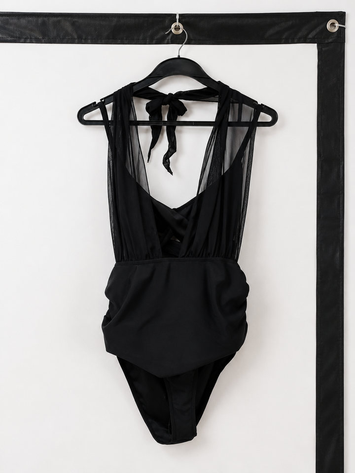 Bikini set with polyester inner lining, sleeveless design and multiple color options - For easy buyer reference at PrintOne1.
