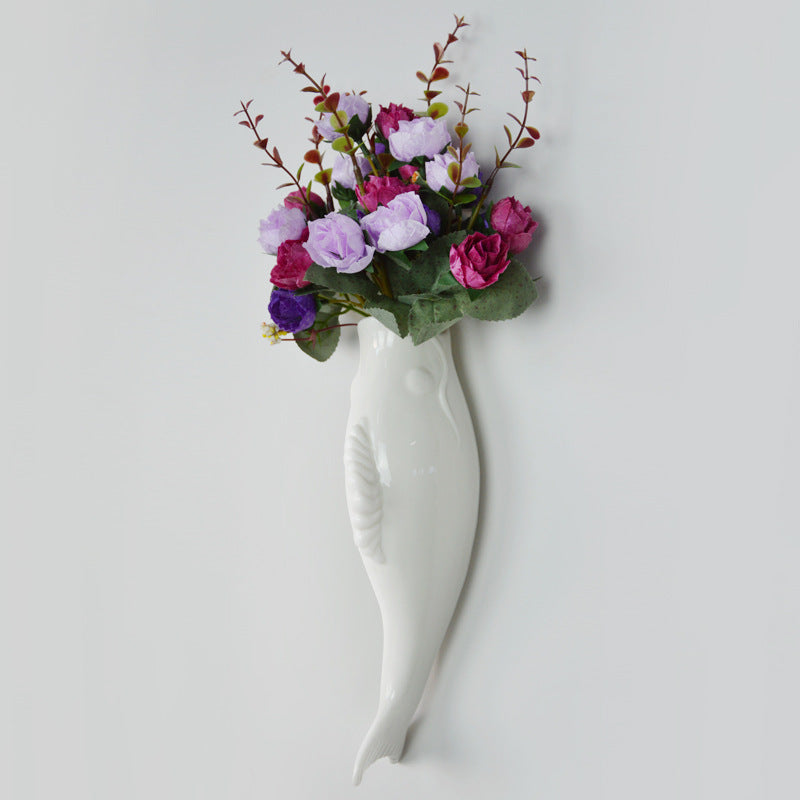 3D White Ceramic Wall Decoration for Elegant Interiors

