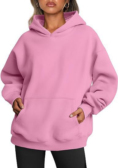 oversized women hoodie minimal solid color casual clothing