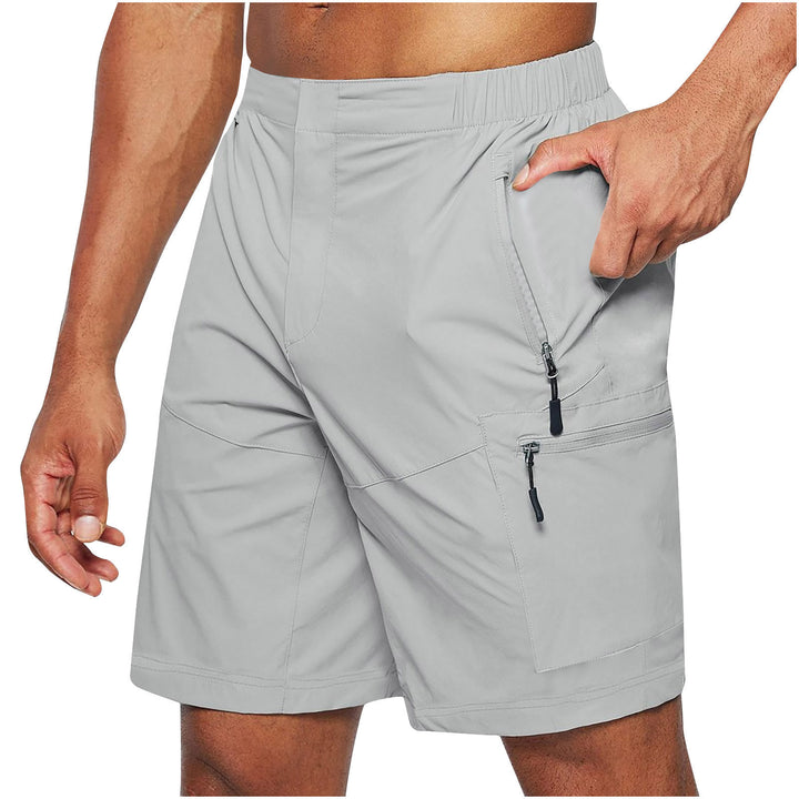 Quick-drying cargo short product image with multi-flap pocket styling and listed sizes from S through 3XL - view, clear view.