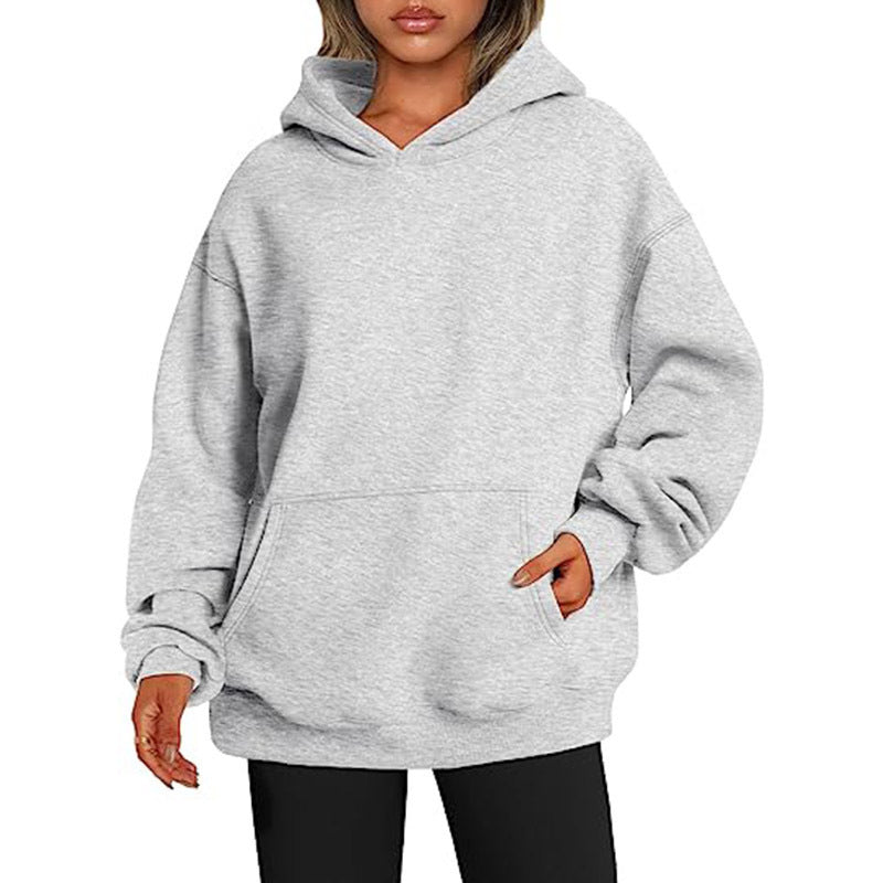 oversized hooded sweatshirt women modern casual outfit piece