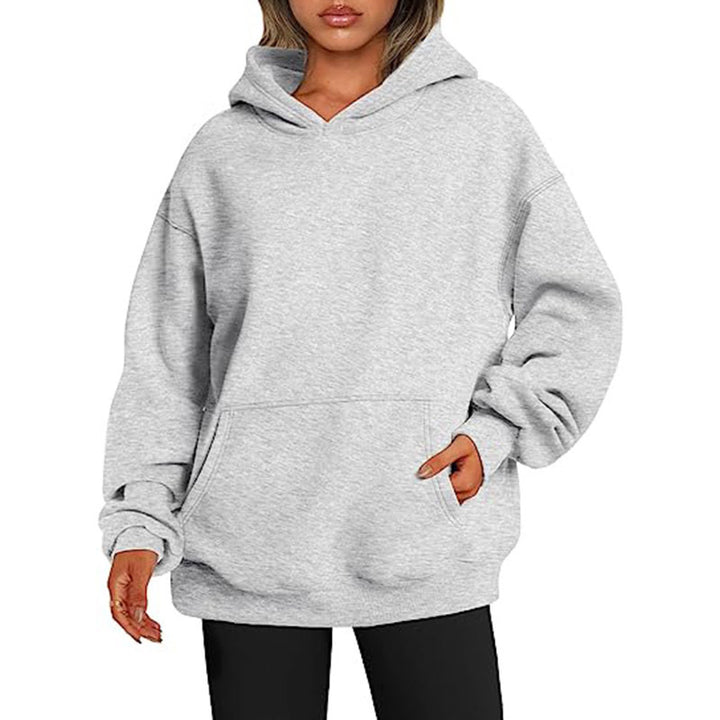 oversized hooded sweatshirt women modern casual outfit piece