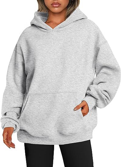 Oversized Women Hoodie With Pockets Casual Pullover Style