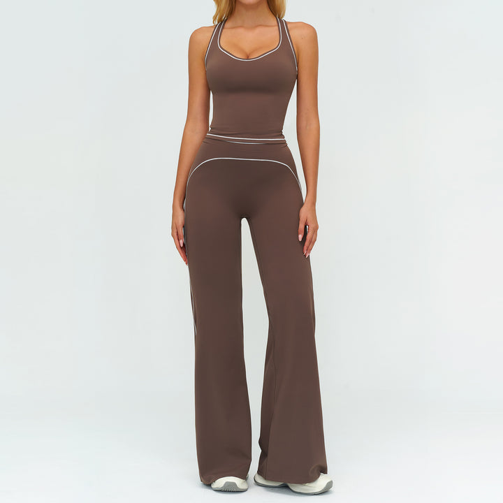 summer women yoga workout outfit breathable gym training clothing