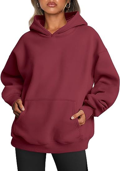 Oversized Women Hoodie With Pockets Casual Pullover Style