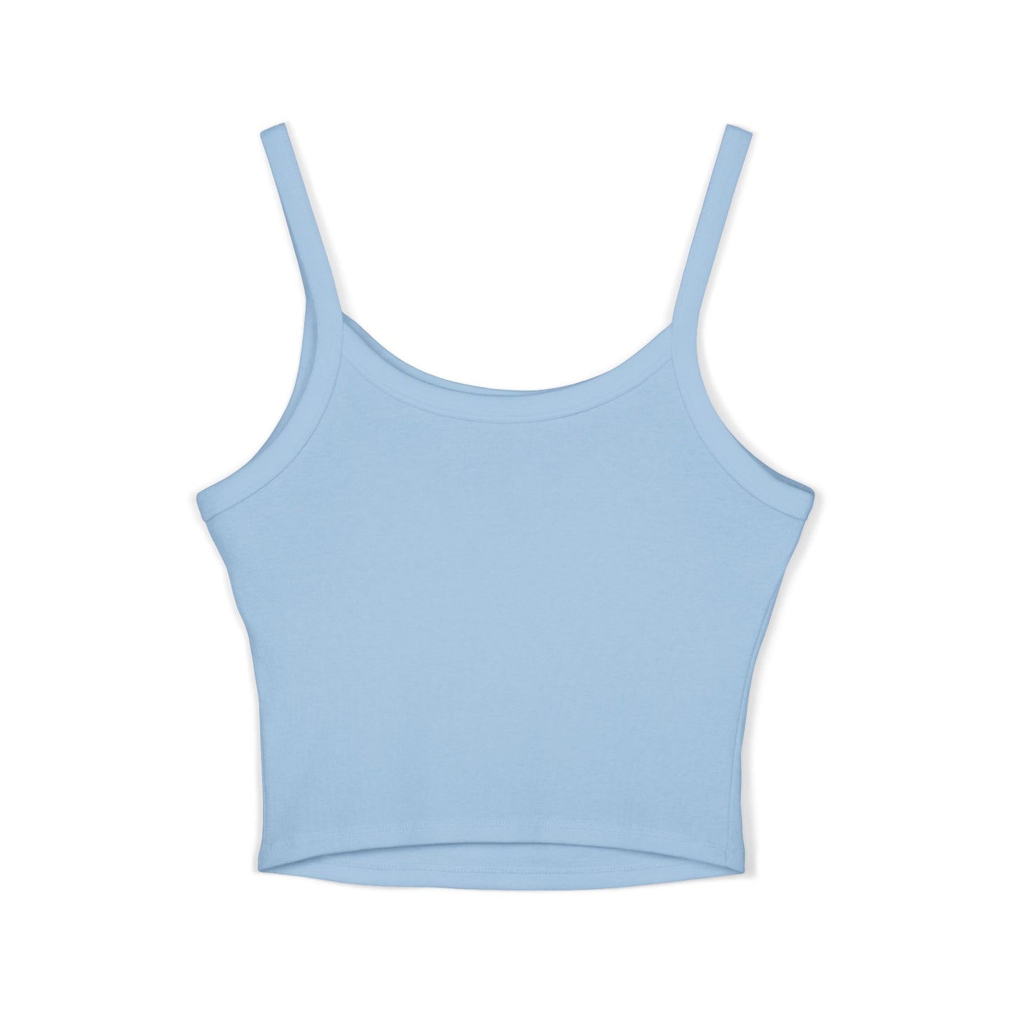 Light blue spaghetti strap summer tank top