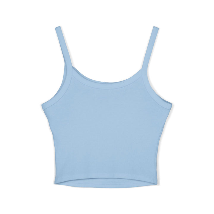 Light blue spaghetti strap summer tank top