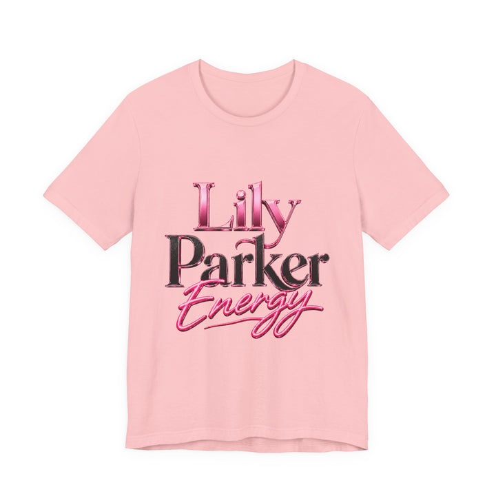 Pink t-shirt with &