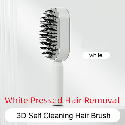 Self Cleaning Hair Brush – Detangle & Shine