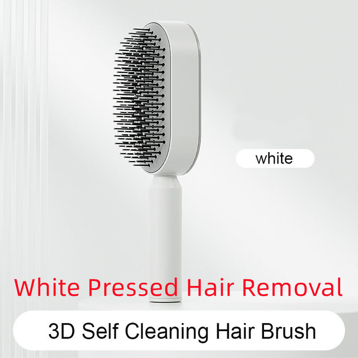 Self Cleaning Hair Brush – Detangle &amp; Shine