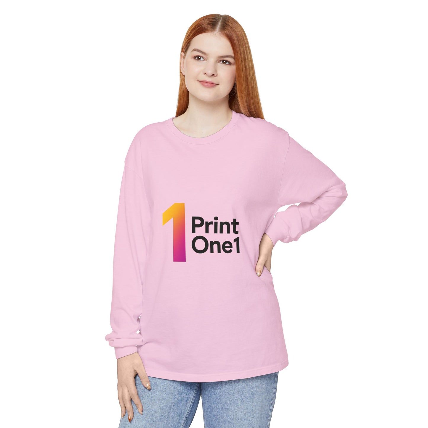 Colorful Unisex Long Sleeve Cotton Tee – Everyday Wear