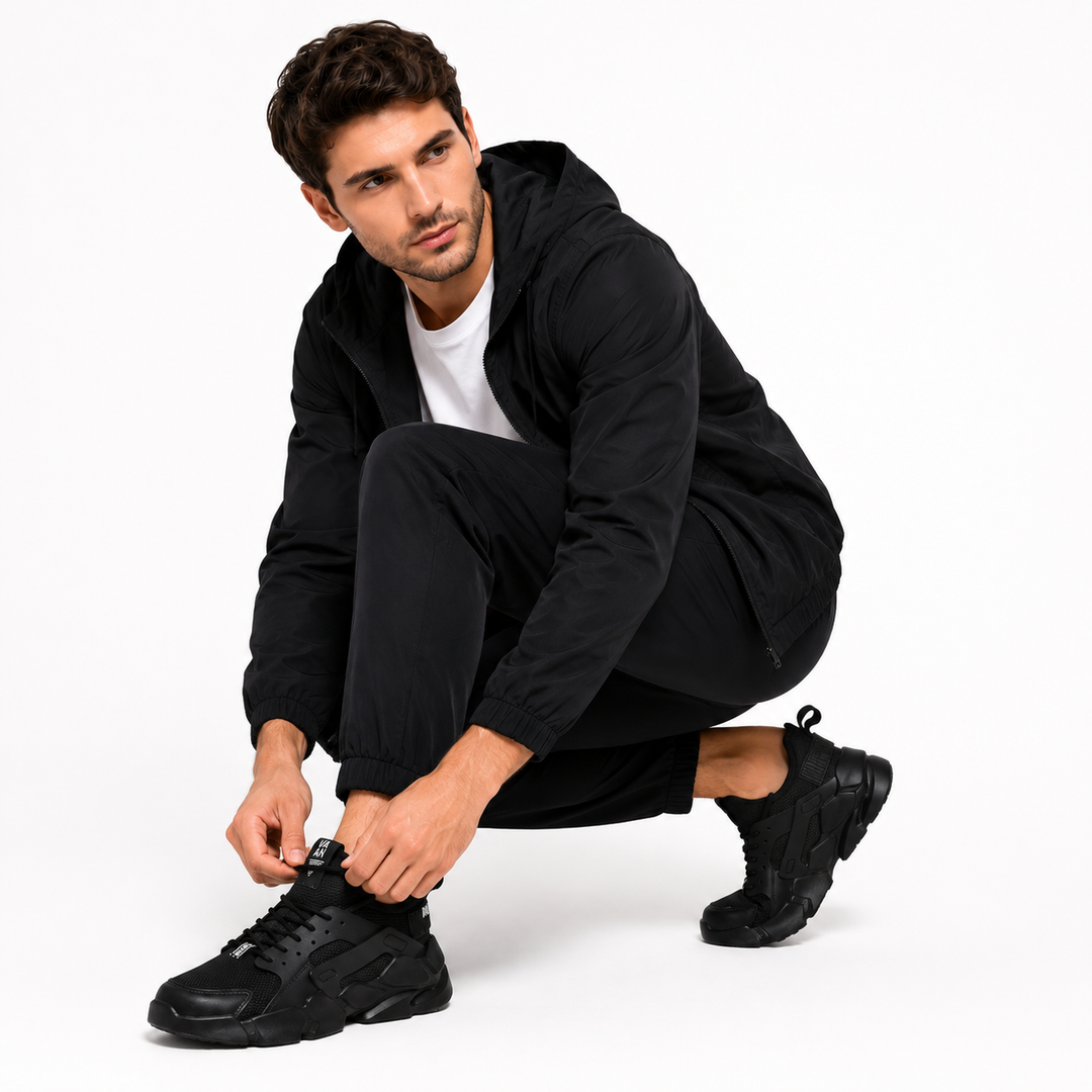 Breathable mesh sneakers for men with simple white pattern and PU outsole, ideal for casual looks and warm weather outfits US
