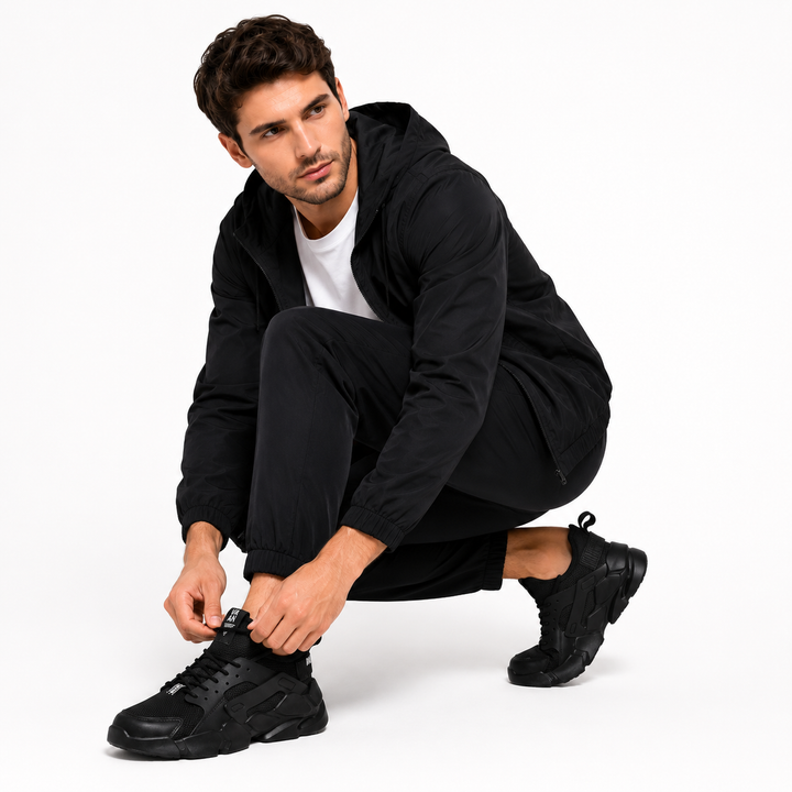 Breathable mesh sneakers for men with simple white pattern and PU outsole, ideal for casual looks and warm weather outfits US