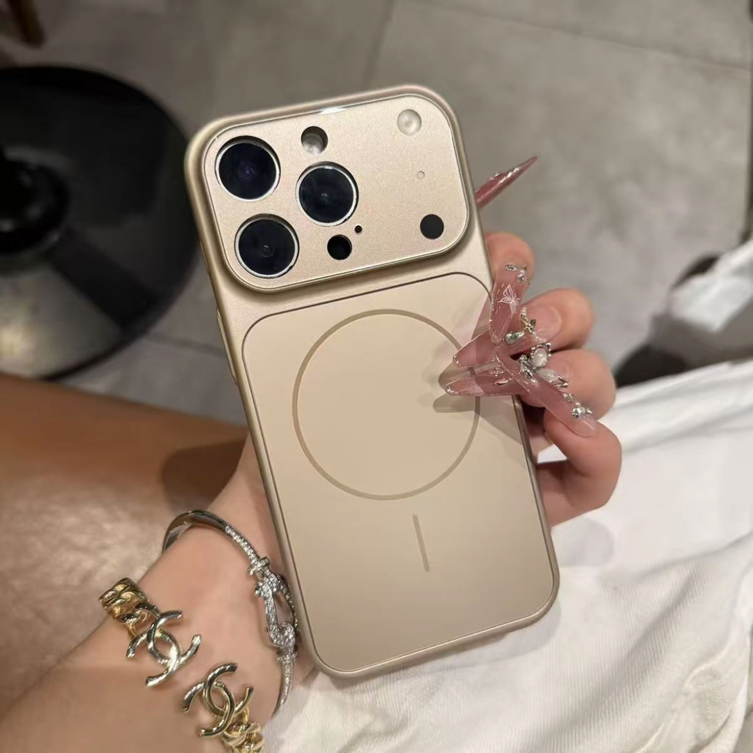 premium magsafe iphone case with anti fingerprint nano glass
